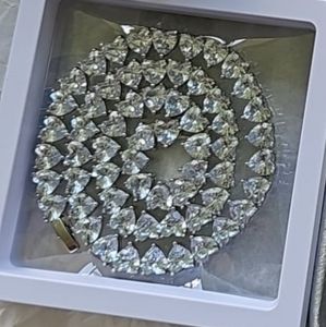 DIAMOND HEART TENNIS CHOCKER CHAIN NECKLACE NWT
